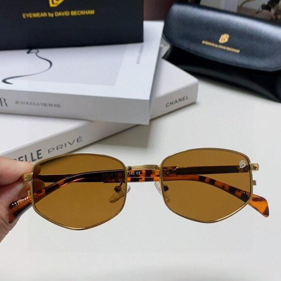 DAVID BECKHAM Retro American Metal Eyeglasses - Picture 3 of 8